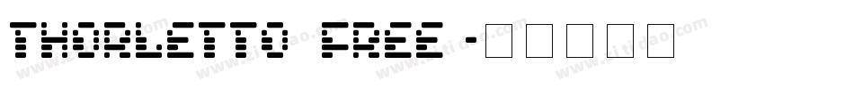 Thorletto (free)字体转换
